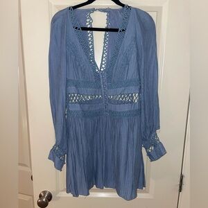 Free People Cutout Mini Dress